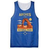 Arches Gift National Park Delicate Arch Vintage Gift Mesh Reversible Basketball Jersey Tank