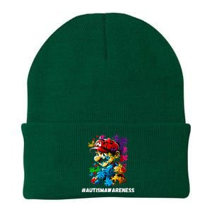 Autism Gamer Navigating Autism , Autism Mom Dad Gaming Knit Cap Winter Beanie