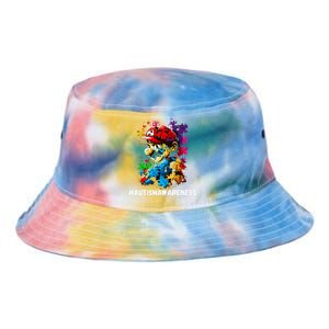 Autism Gamer Navigating Autism , Autism Mom Dad Gaming Tie Dye Newport Bucket Hat