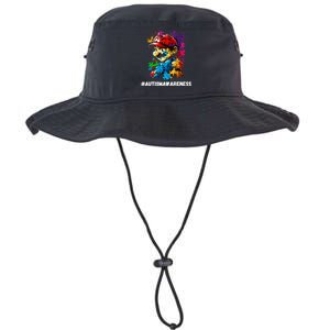 Autism Gamer Navigating Autism , Autism Mom Dad Gaming Legacy Cool Fit Booney Bucket Hat