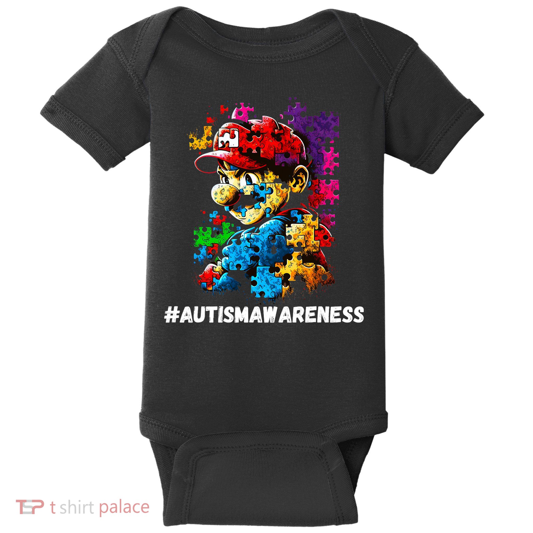 Autism Gamer Navigating Autism , Autism Mom Dad Gaming Baby Bodysuit