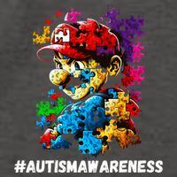 Autism Gamer Navigating Autism , Autism Mom Dad Gaming Vector Backpack