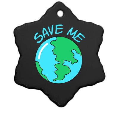 America Green New Deal To Recycle And Save Planet Earth Day Gift Ceramic Star Ornament