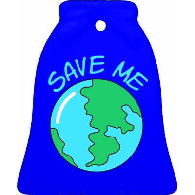 America Green New Deal To Recycle And Save Planet Earth Day Gift Ceramic Bell Ornament