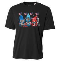 American Gnomes Nurse 4th Of July Scrub Top Patriot  Cooling Performance Crew T-Shirt