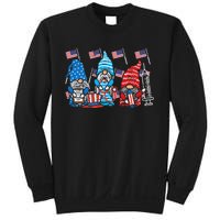 American Gnomes Nurse 4th Of July Scrub Top Patriot  Sweatshirt