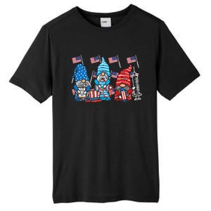 American Gnomes Nurse 4th Of July Scrub Top Patriot  Tall Fusion ChromaSoft Performance T-Shirt