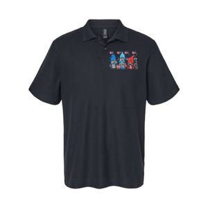 American Gnomes Nurse 4th Of July Scrub Top Patriot  Softstyle Adult Sport Polo