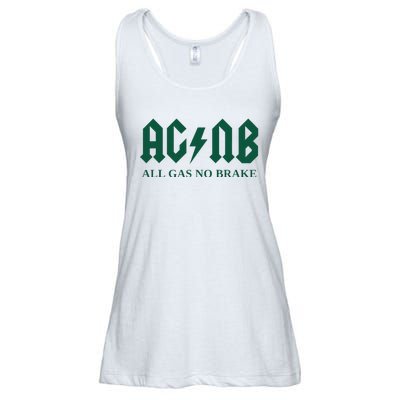 All Gas No Brake Zach Agbn New York Inspirational Quote Ladies Essential Flowy Tank