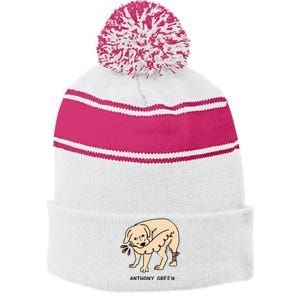 Anthony Green Numb Stripe Pom Pom Beanie