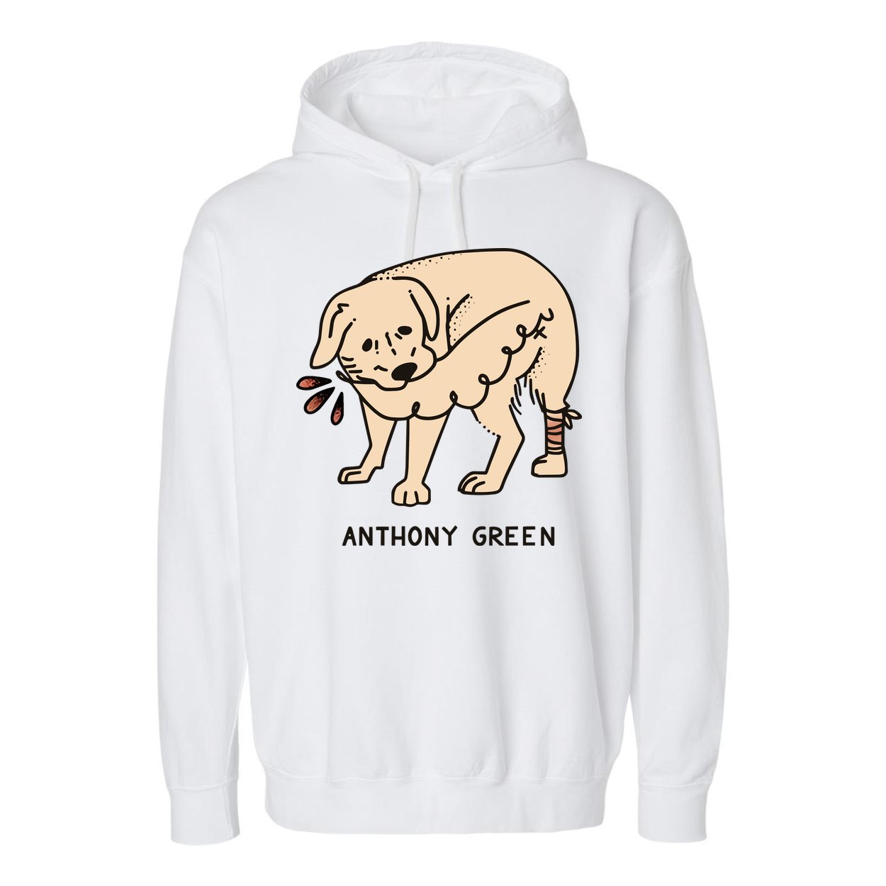 Anthony Green Numb Garment-Dyed Fleece Hoodie