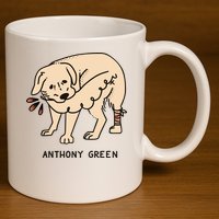 Anthony Green Numb 11oz C Handle Ceramic Mug