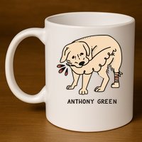 Anthony Green Numb 11oz C Handle Ceramic Mug