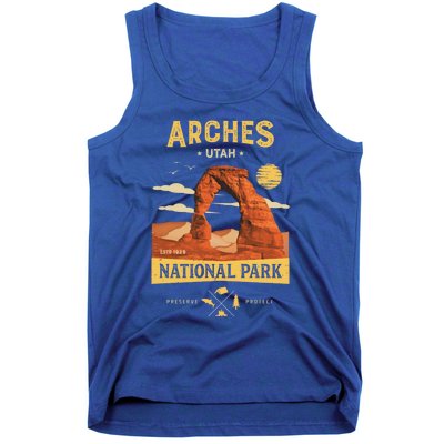 Arches Gift National Park Delicate Arch Vintage Gift Tank Top