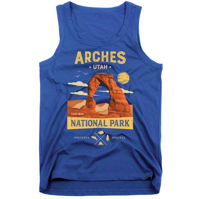 Arches Gift National Park Delicate Arch Vintage Gift Tank Top