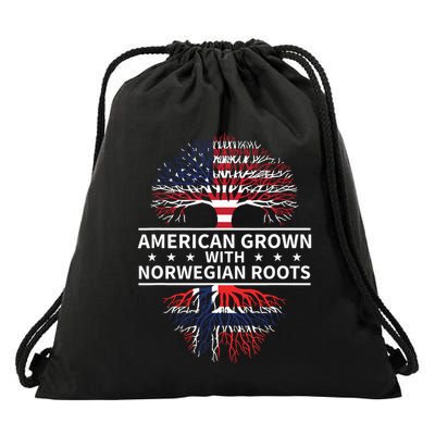 American Grown Norwegian Roots Gift Drawstring Bag