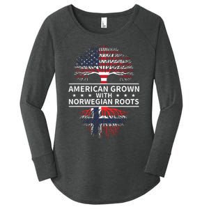 American Grown Norwegian Roots Gift Women's Perfect Tri Tunic Long Sleeve Shirt