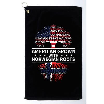 American Grown Norwegian Roots Gift Golf Towel