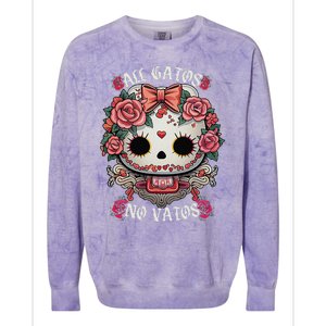 All Gatos No Vatos Chingona Colorblast Crewneck Sweatshirt