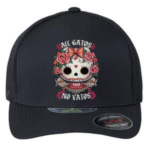 All Gatos No Vatos Chingona Flexfit Unipanel Trucker Cap