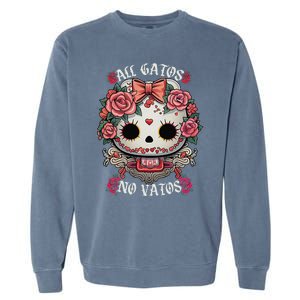 All Gatos No Vatos Chingona Garment-Dyed Sweatshirt