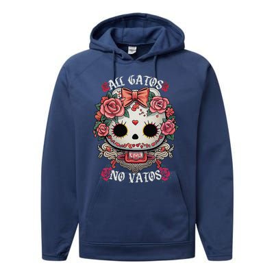 All Gatos No Vatos Chingona Performance Fleece Hoodie