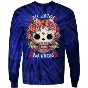 All Gatos No Vatos Chingona Tie-Dye Long Sleeve Shirt