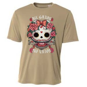 All Gatos No Vatos Chingona Cooling Performance Crew T-Shirt