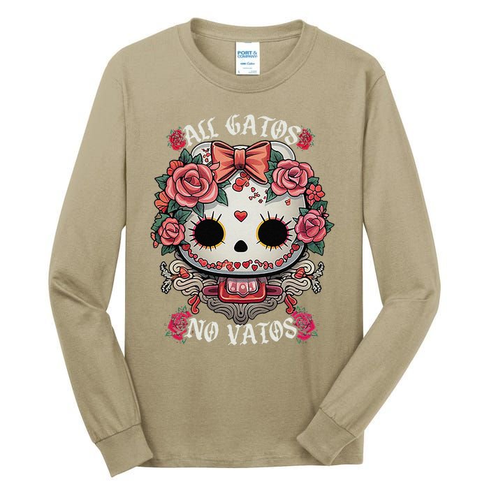 All Gatos No Vatos Chingona Tall Long Sleeve T-Shirt