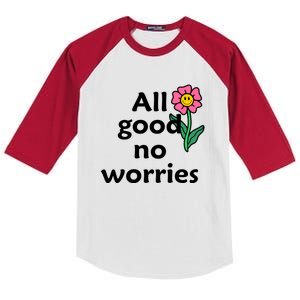 All Good No Worries Kids Colorblock Raglan Jersey