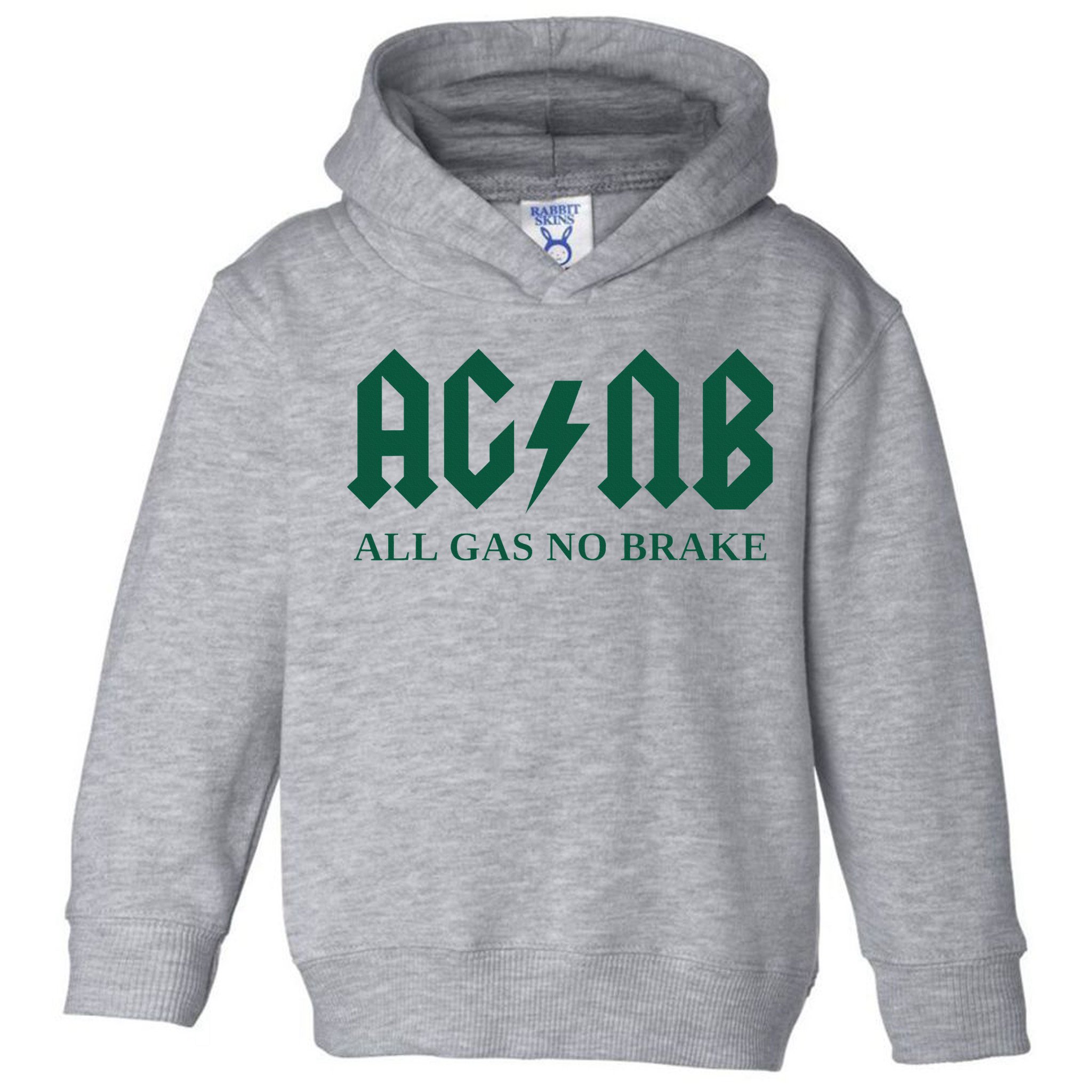 All Gas No Brake Zach Agbn New York Inspirational Quote Toddler Hoodie