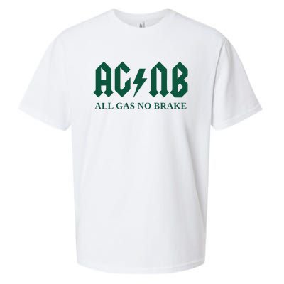 All Gas No Brake Zach Agbn New York Inspirational Quote Sueded Cloud Jersey T-Shirt