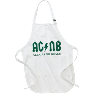 All Gas No Brake Zach Agbn New York Inspirational Quote Apron