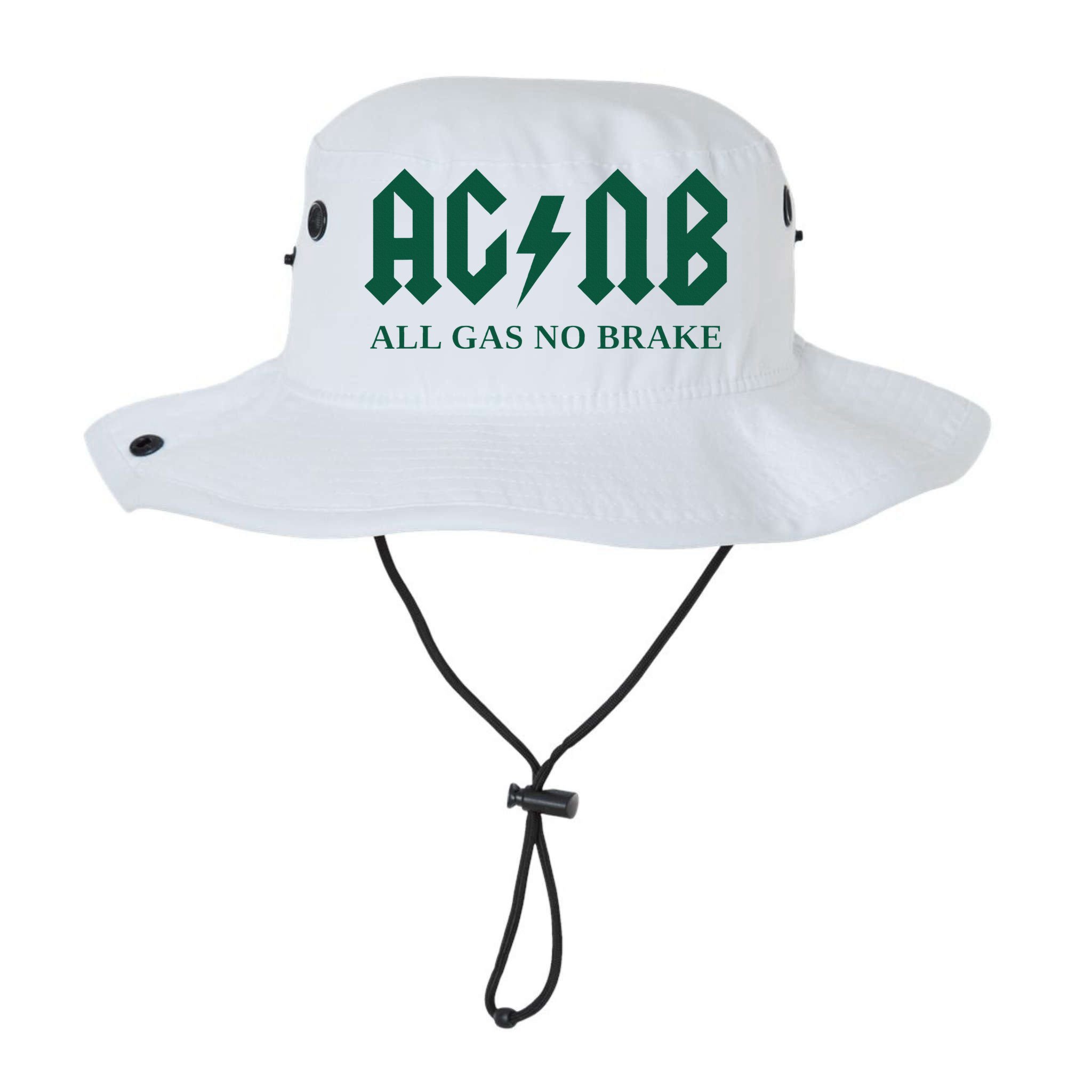All Gas No Brake Zach Agbn New York Inspirational Quote Bucket Hat