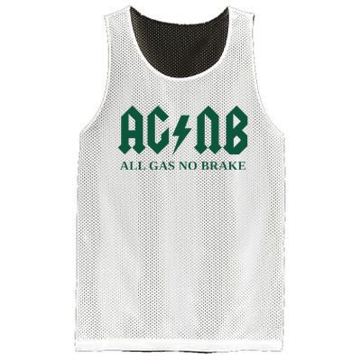 All Gas No Brake Zach Agbn New York Inspirational Quote Mesh Reversible Basketball Jersey Tank