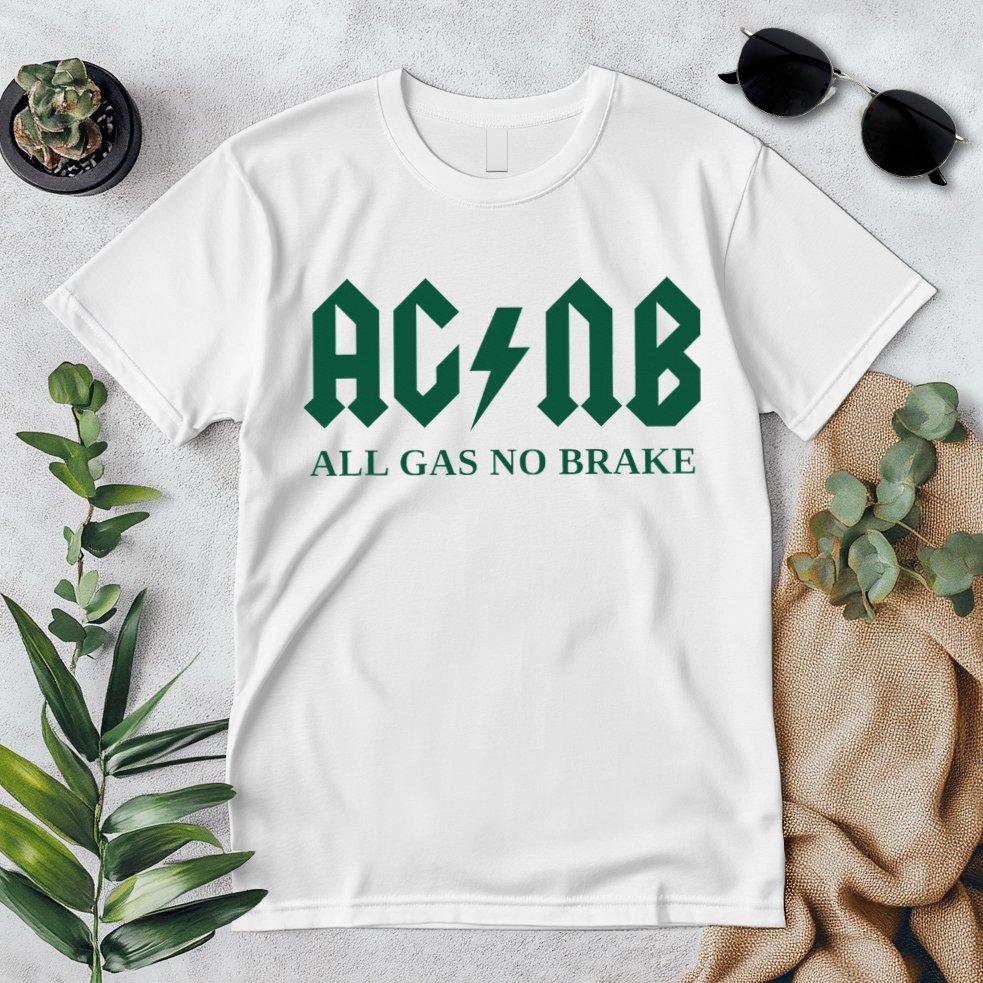All Gas No Brake Zach Agbn New York Inspirational Quote Premium T-Shirt