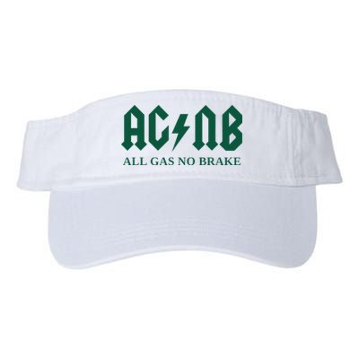 All Gas No Brake Zach Agbn New York Inspirational Quote Visor