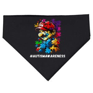 Autism Gamer Navigating Autism T Autism Mom Dad Gaming USA-Made Doggie Bandana