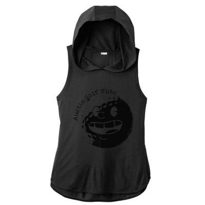 Austin Golf Nuts Premium Ladies PosiCharge Tri-Blend Wicking Draft Hoodie Tank