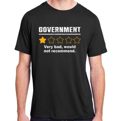 Anti Government One Star Rate Not Recommend Adult ChromaSoft Performance T-Shirt