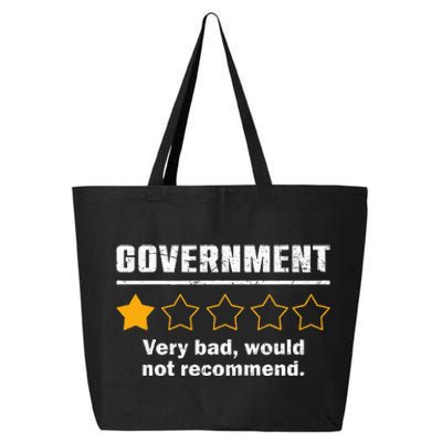 Anti Government One Star Rate Not Recommend 25L Jumbo Tote