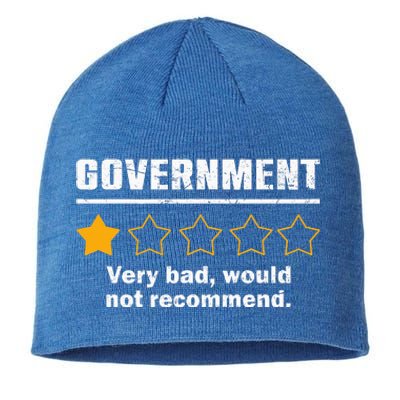 Anti Government One Star Rate Not Recommend Sustainable Beanie