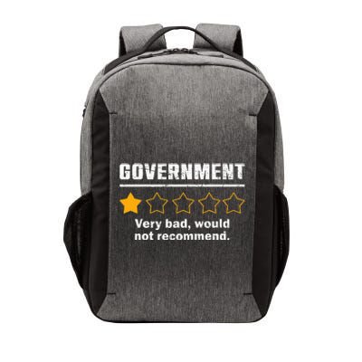 Anti Government One Star Rate Not Recommend Vector Backpack