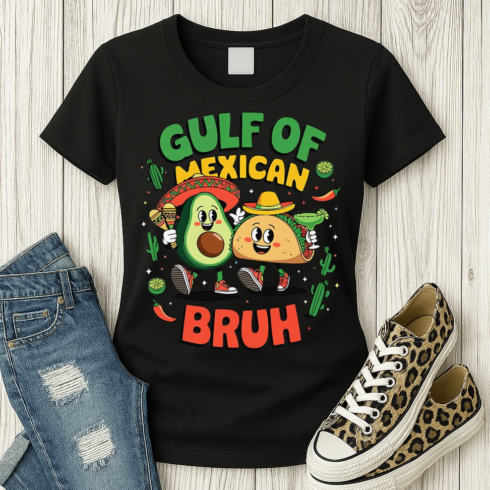 Avocado Gulf Of Mexican Bruh Cinco De Mayo Funny Womens T-Shirt