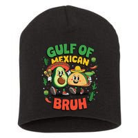 Avocado Gulf Of Mexican Bruh Cinco De Mayo Funny Short Acrylic Beanie
