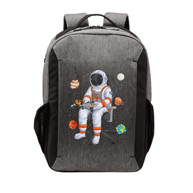 Astronaut Gamer Outer Space Gaming System Planets Vector Backpack