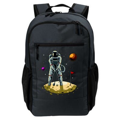 Astronaut Golfing On The Moon Funny Golf Lovers Backpack