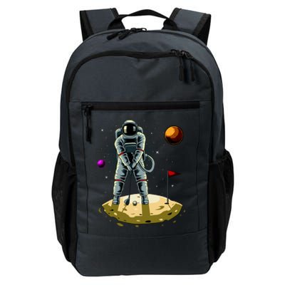 Astronaut Golfing On The Moon Funny Golf Lovers Daily Commute Backpack