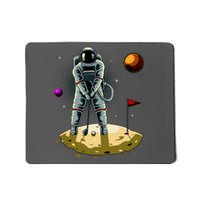 Astronaut Golfing On The Moon Funny Golf Lovers Mousepad