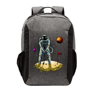 Astronaut Golfing On The Moon Funny Golf Lovers Vector Backpack